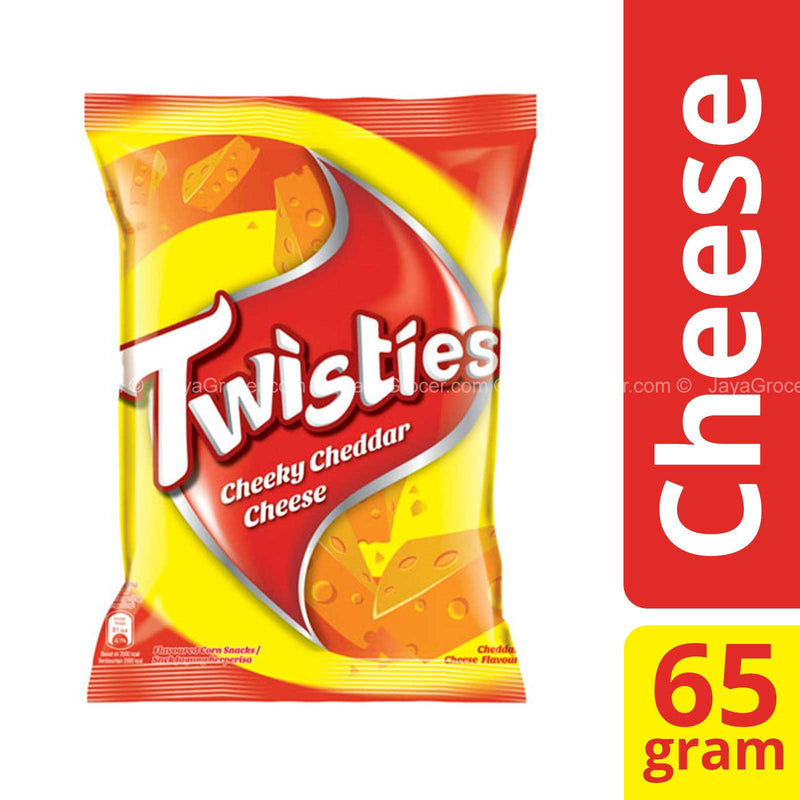 Twisties Cheeky Cheddar Cheese Corn Snack 60g