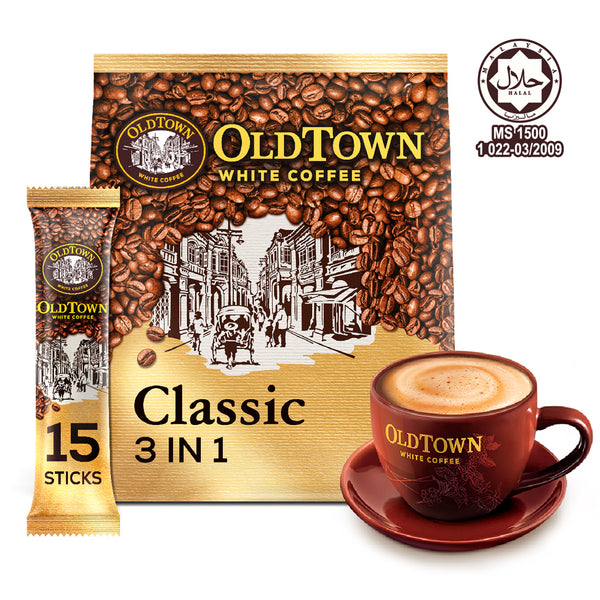 Old Town Classic Instant 3 in 1 Premix White Coffee 31.6g x 15 (highest price)