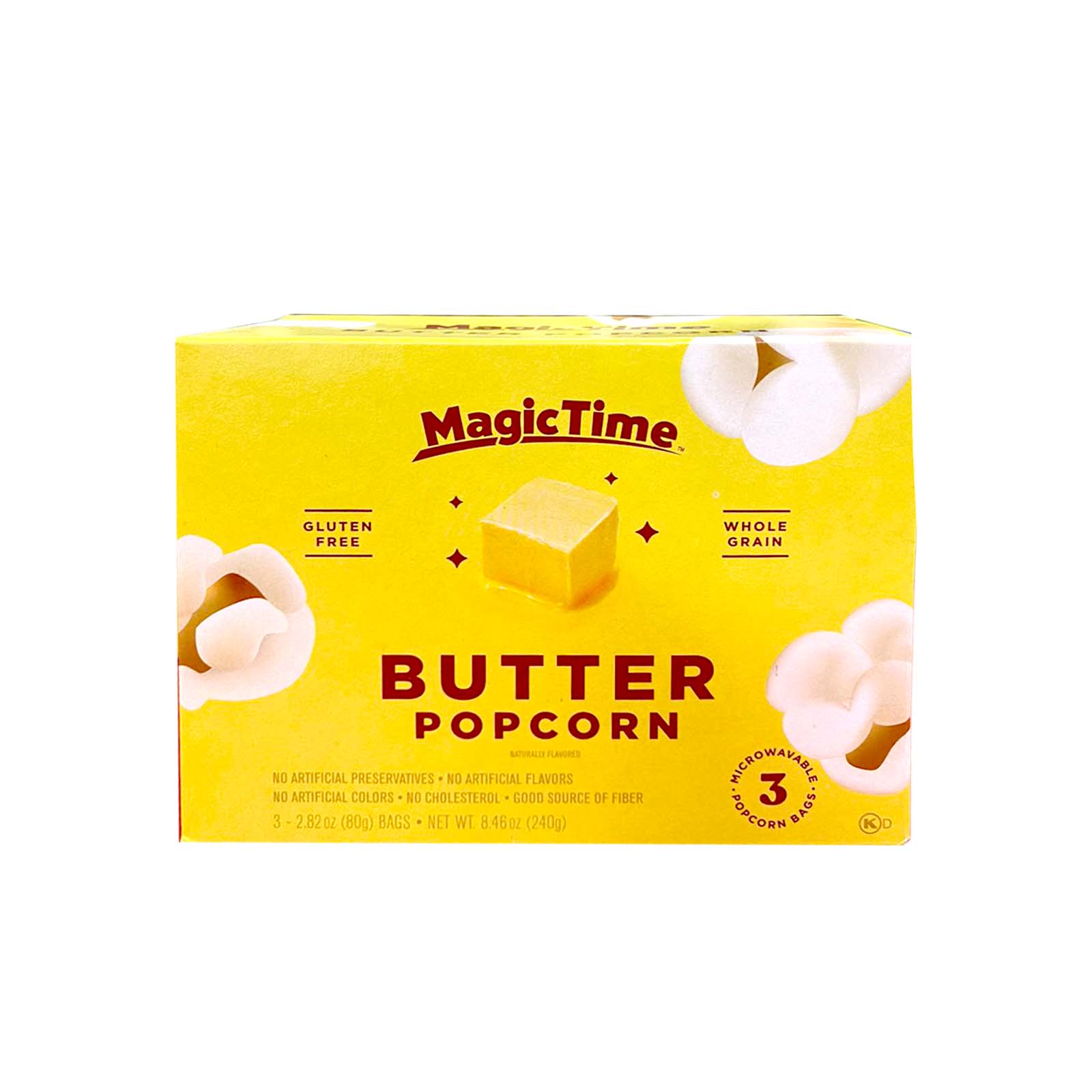 Magic Time Natural Premium Microwave Butter Popcorn 240g