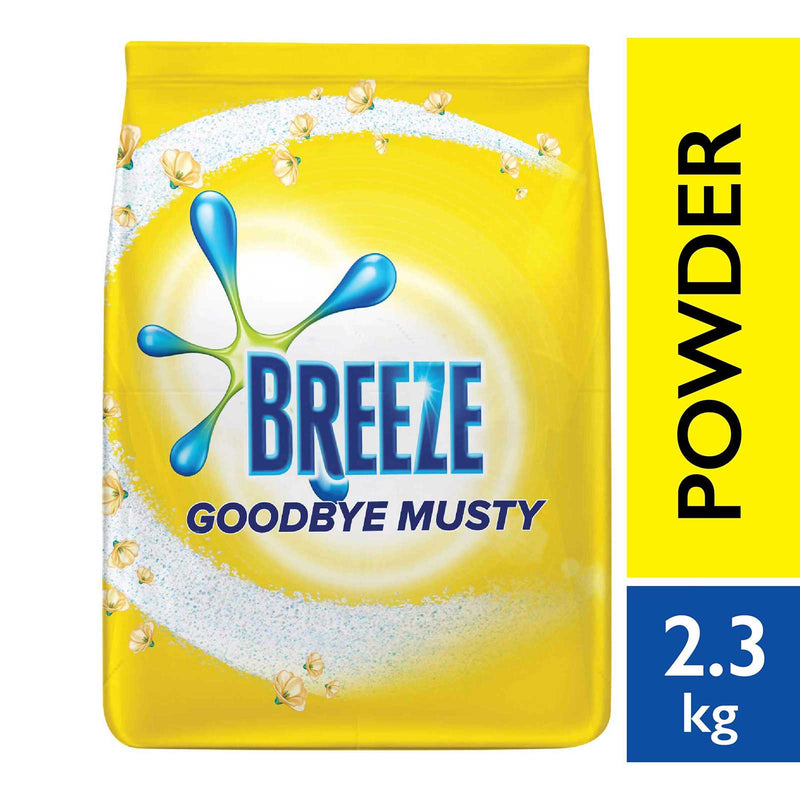 Breeze Goodbye Musty Detergent Powder 2.1kg