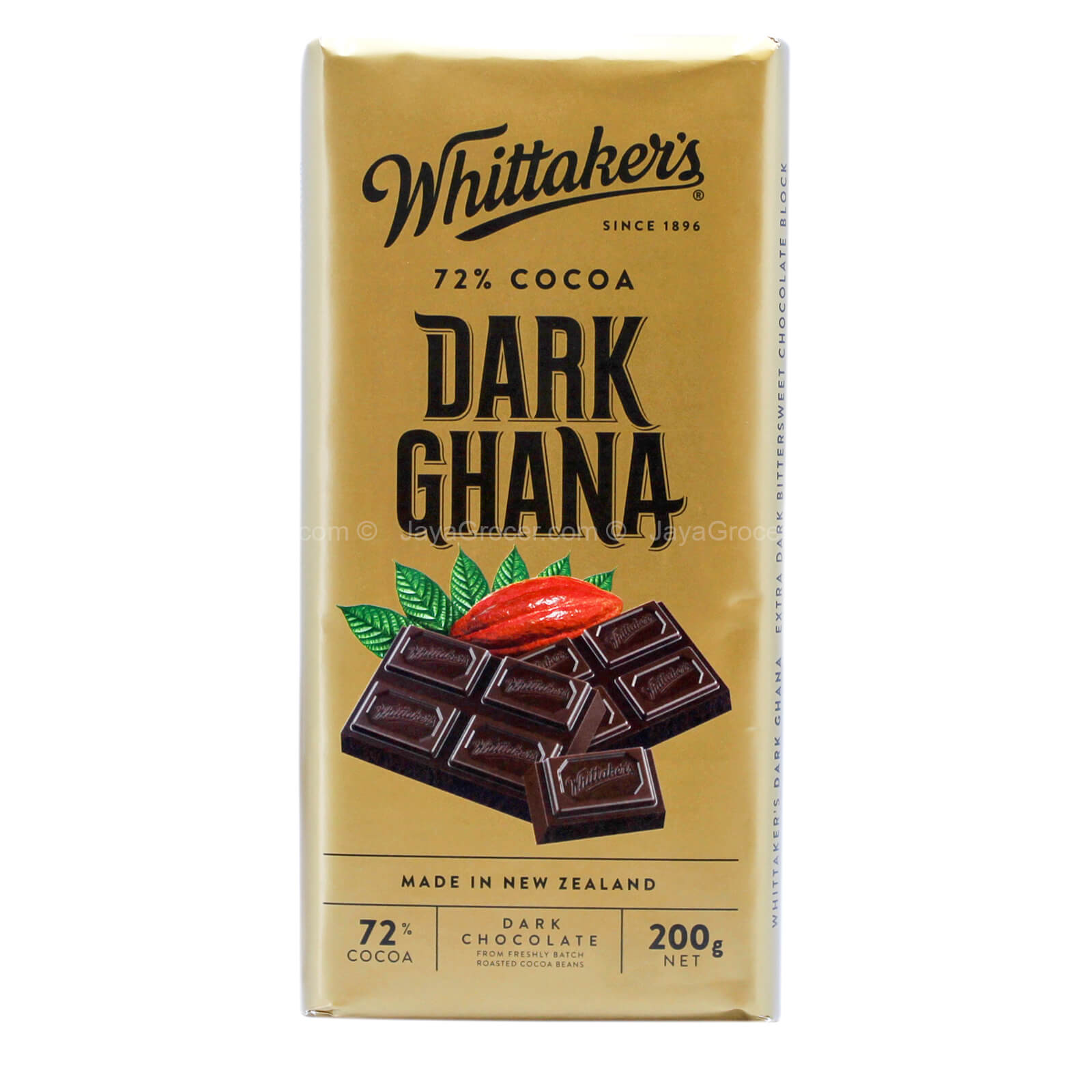 Whittakers Dark Ghana Dark Chocolate Block 200g Jaya Grocer The whittakers-dark-ghana-dark-chocolate-block-200g-jaya-grocer-the