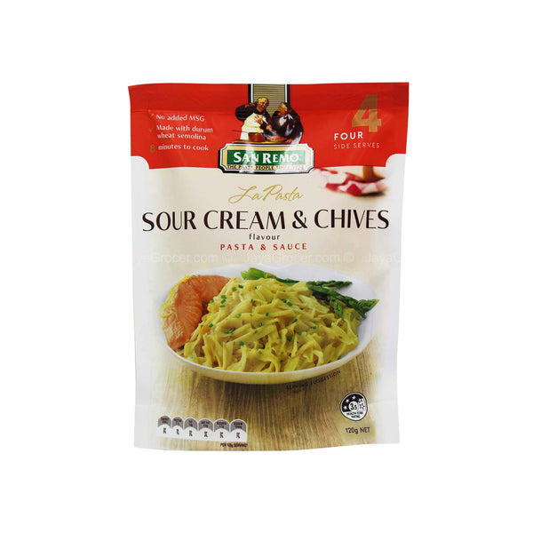 SAN REMO SOUR CREAM & CHIVES 120G *1 (highest price)