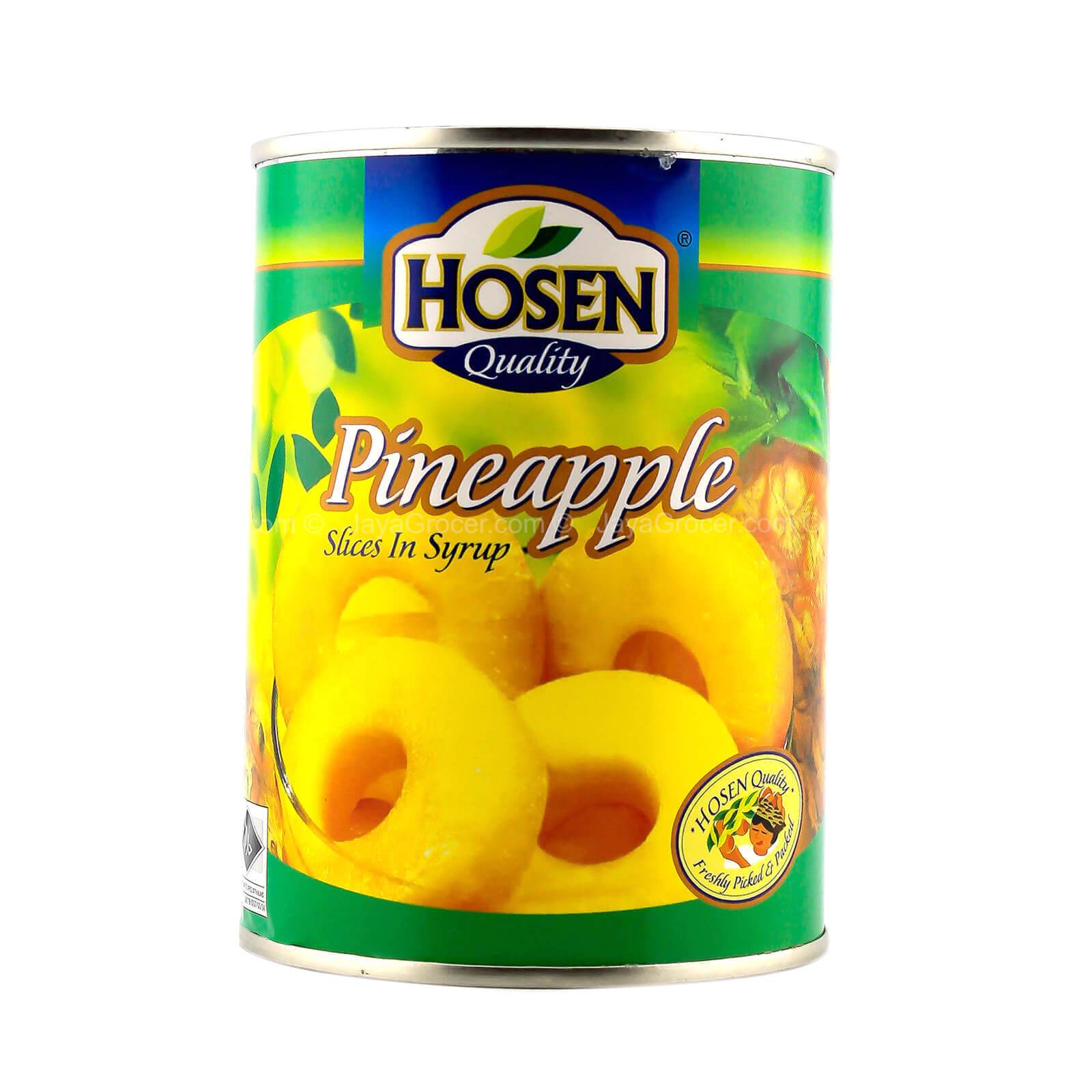 Hosen Pineapple Slices in Syrup 565g – Jaya Grocer The Starling