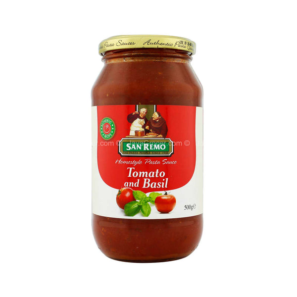San Remo Tomato and Basil Pasta Sauce 500g (highest price)