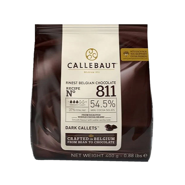 Callebaut Finest Belgian Dark Chocolate Chips Recipe 811 400g (highest price)