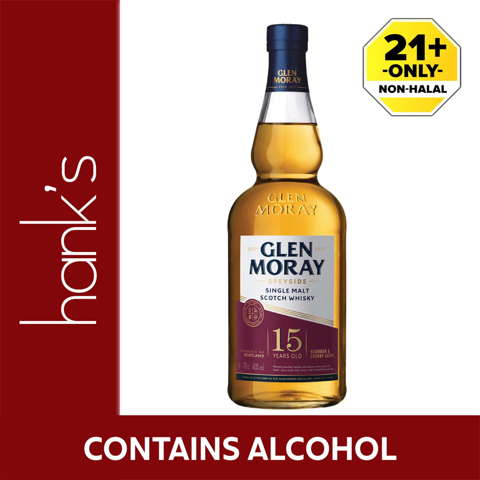 Glen Moray 15 Year Old 700ml – Jaya Grocer | The Starling