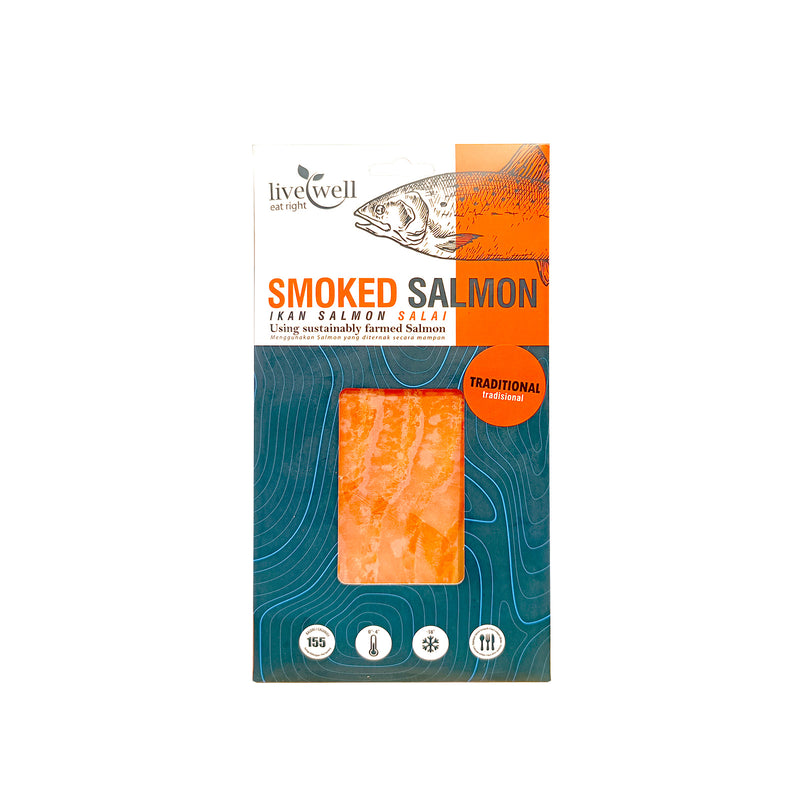 Live Well Smoked Salmon (Traditional) 75g