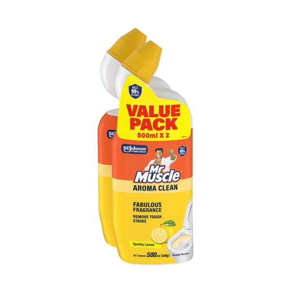 Mr Muscle Toilet Bowl Cleaner Lemon 500ml x 2 (highest price)