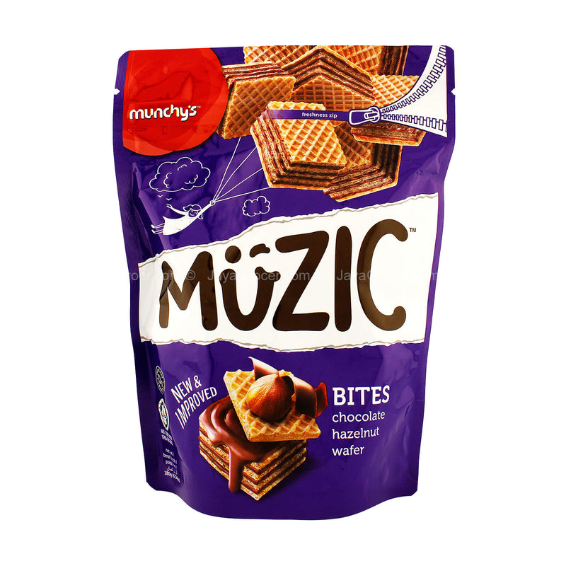 Munchy Muzic Wafer Bites Hazelnut Flavour 180g
