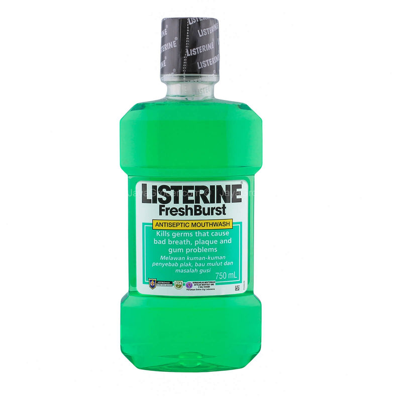 Listerine Fresh Burst Antibacterial Mouthwash 750ml