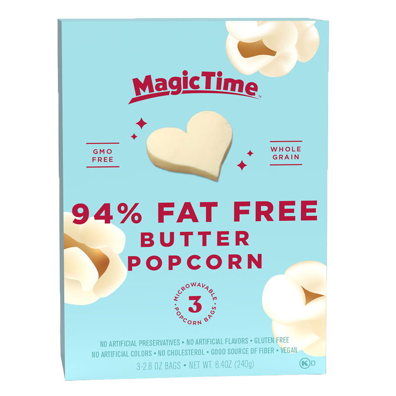 Magic Time Popcorn Fat Free Butter Popcorn 242.4g