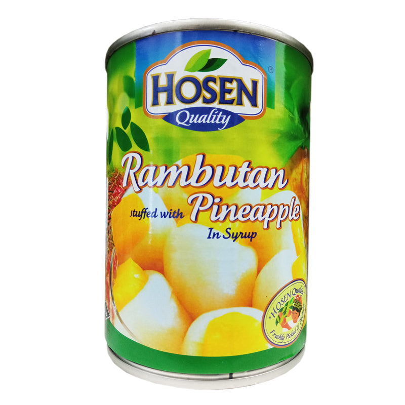 Hosen Rambutan Stuffed with Pineapple in Syrup 565g