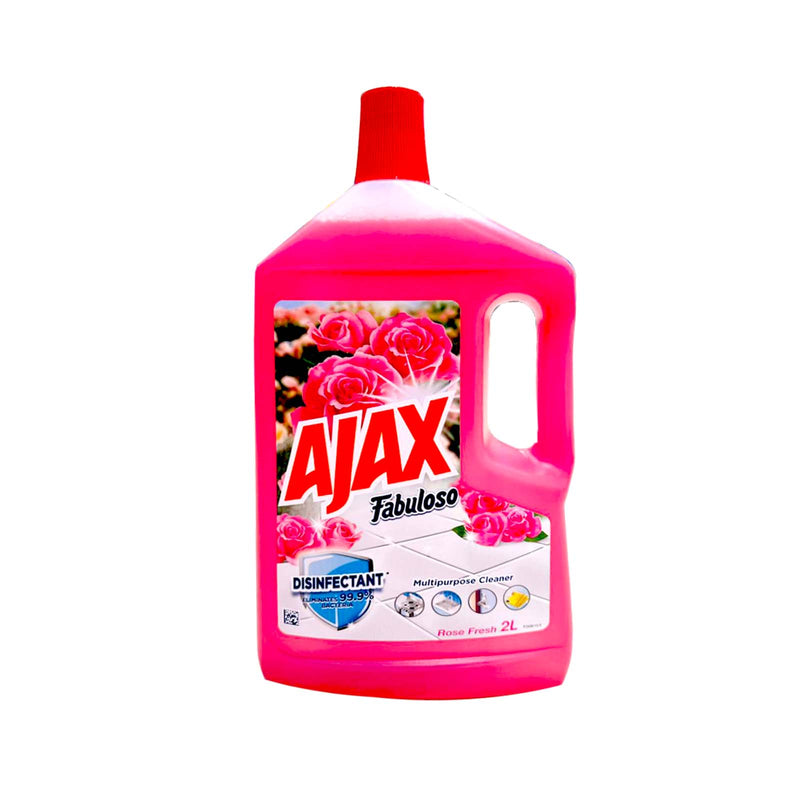 Ajax Fabuloso Floor Cleaner Rose Scent 2L