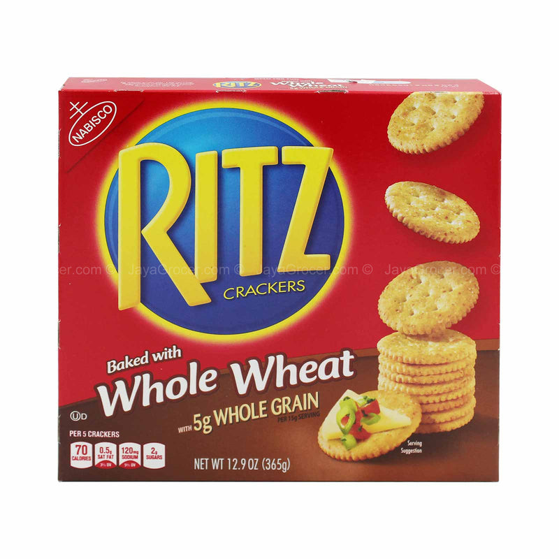 Nabisco Ritz Crackers baked with Whole Wheat 365g