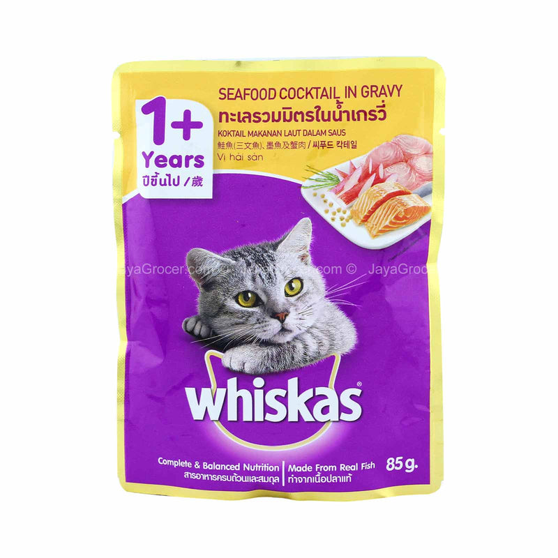 WHISKAS POUCH SEAFOOD COCKTAIL 80G *1