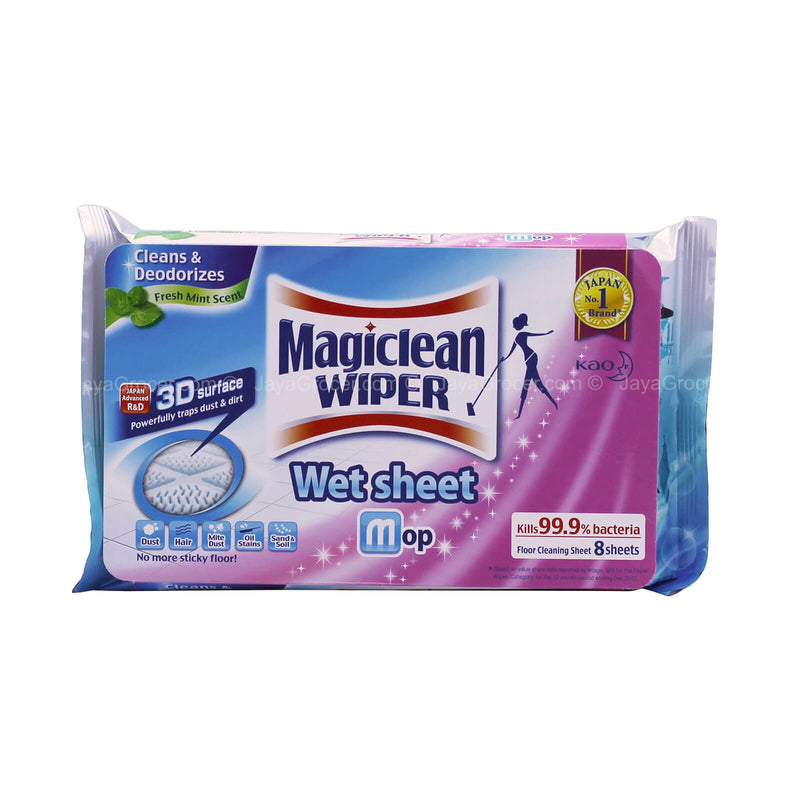 Kao Magiclean Wiper Wet Sheets Mop 8pcs/pack