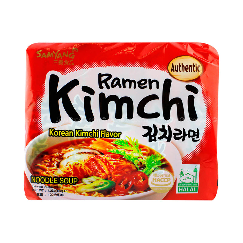 Samyang Kimchi Ramen Instant Noodles 120g x 5