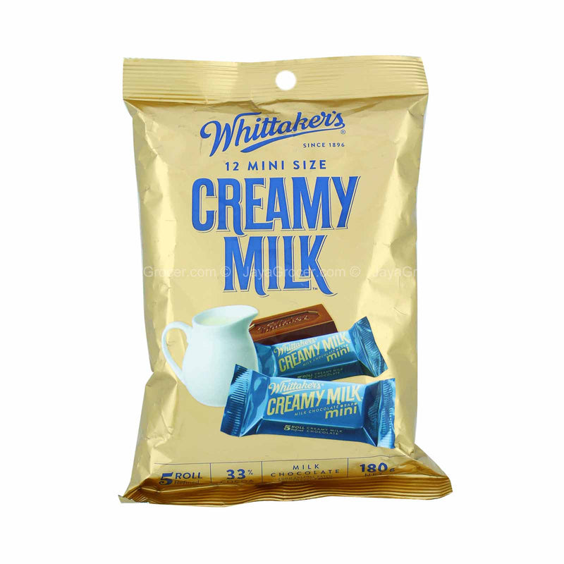 Whitaker's Creamy Milk Chocolate Mini Size 180g