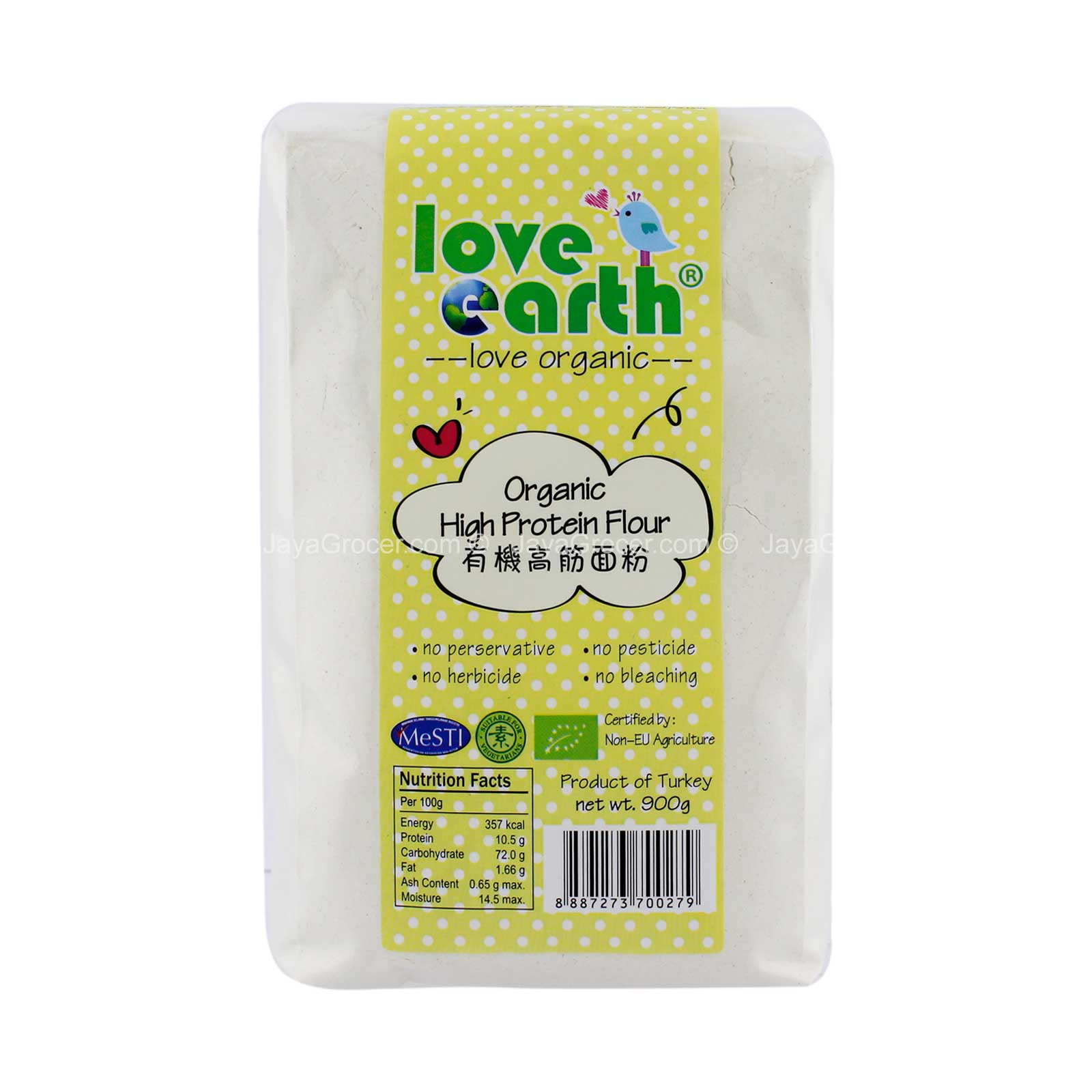 Love Earth Organic High Protein Flour 900g
