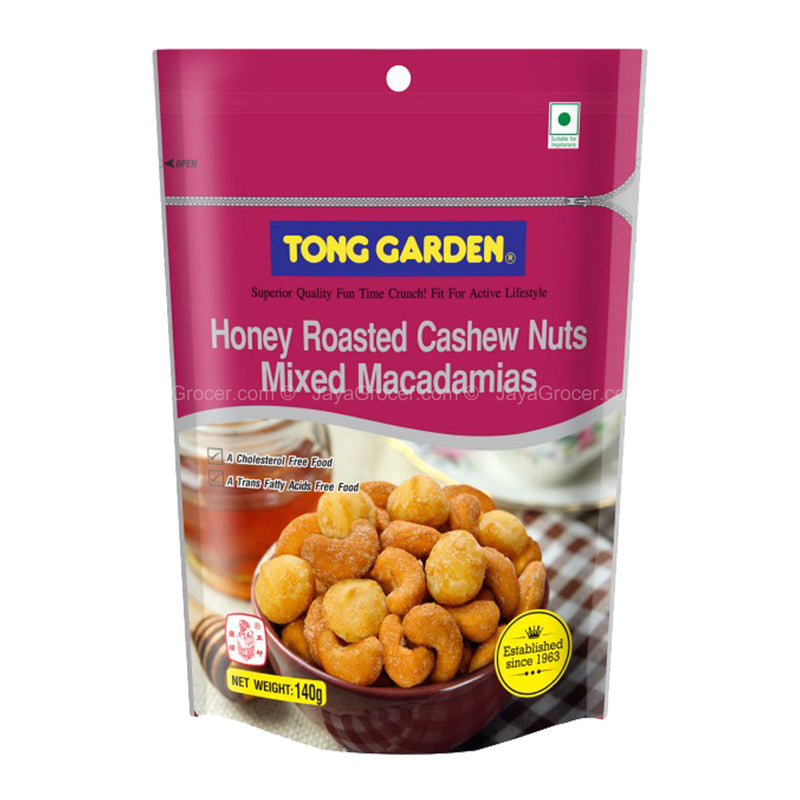 Tong Garden Honey Roasted Cashew Nuts Mixed with Macadamias 140g