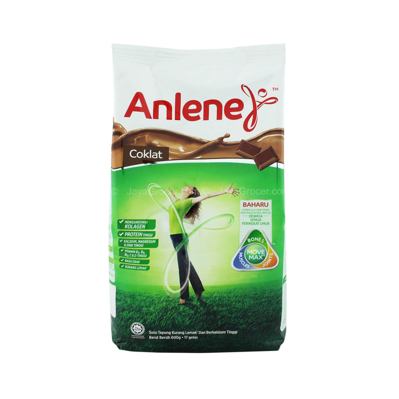 Anlene Regular Milk Powder Chocolate Flavour 600g