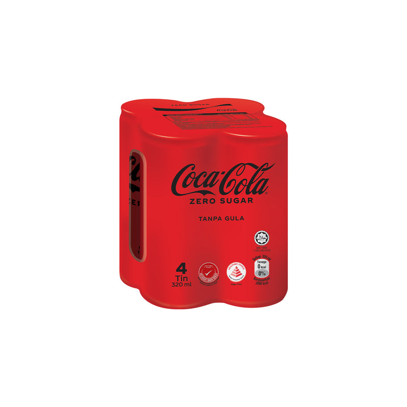 Coca-Cola Tanpa Kalori Carbonated Drink 320ml