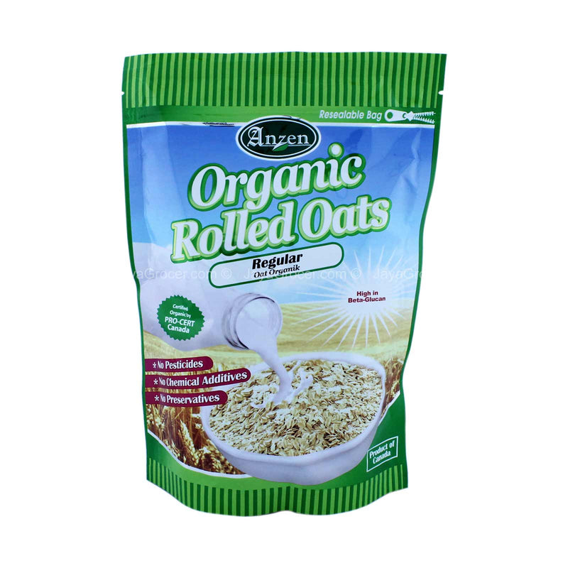 Anzen Regular Organic Rolled Oats 500g