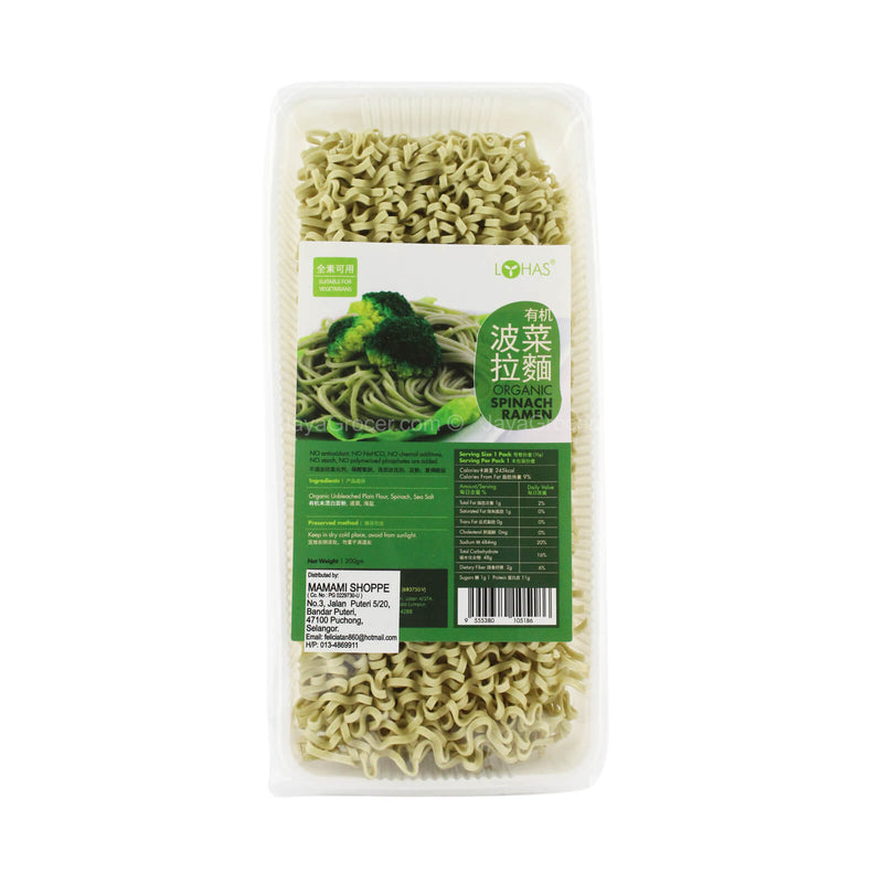 Lohas Organic Spinach Ramen 300g