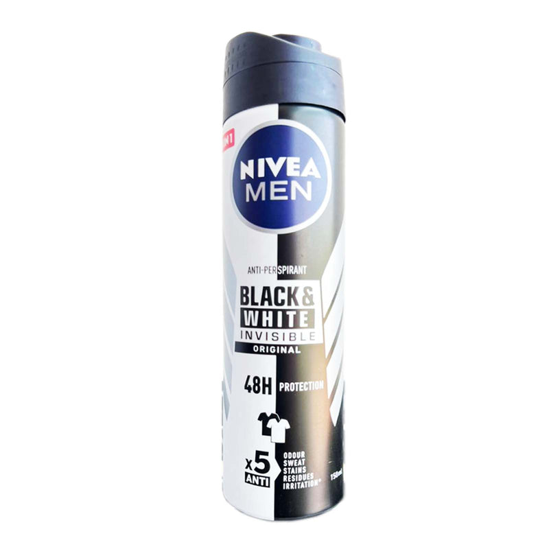 Nivea Men Black and White Invisible Anti-Perspirant Spray 150ml