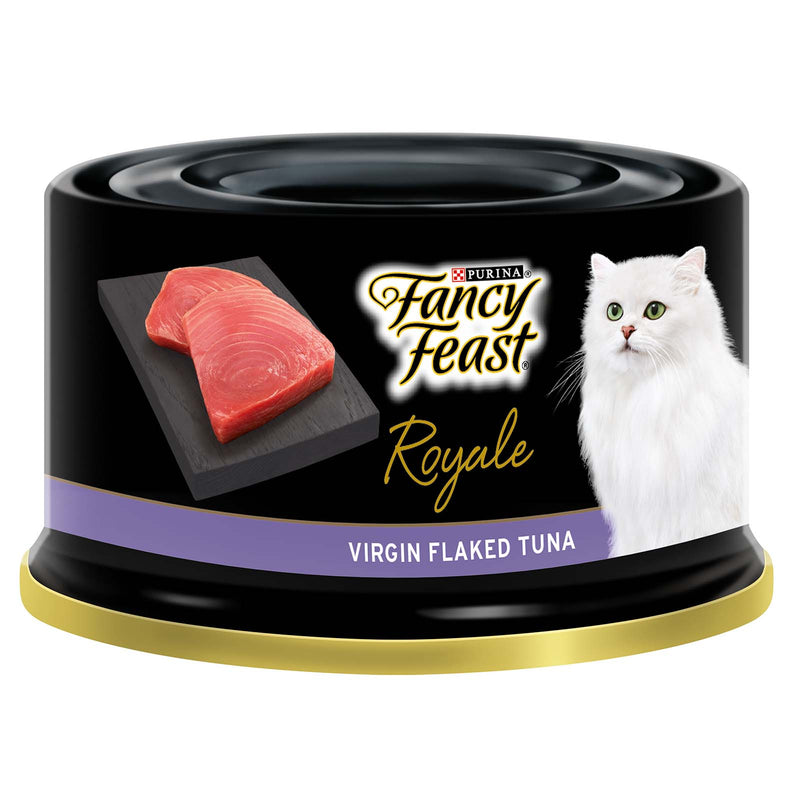 Purina Fancy feast Adult Royale Virgin Flaked Tuna Wet Cat Food 85g