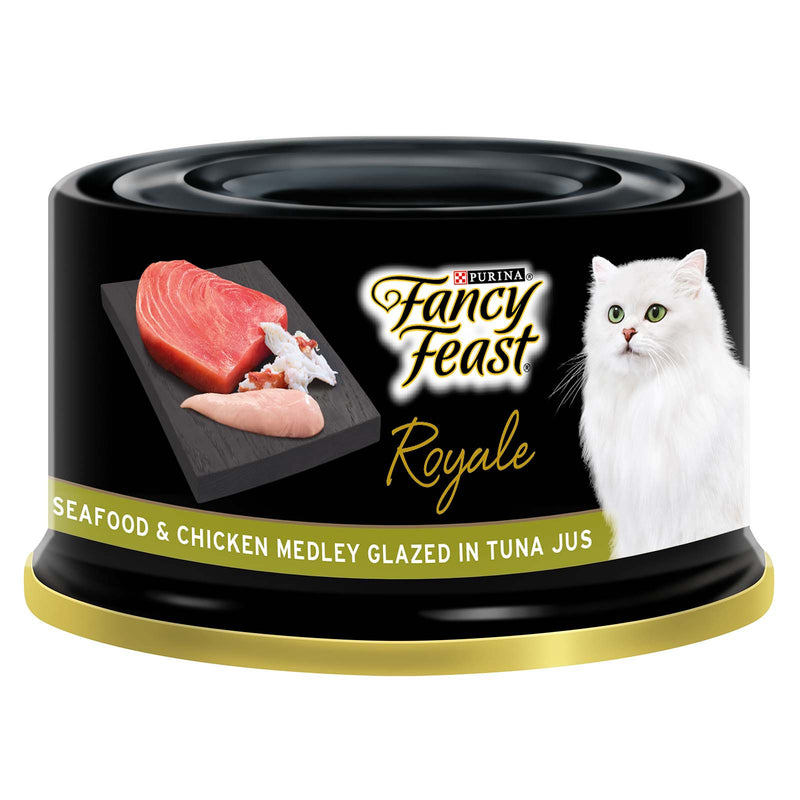 Purina Fancy Feast Royale Seafood Chicken Medley in Tuna Jus Wet Cat Food 85g