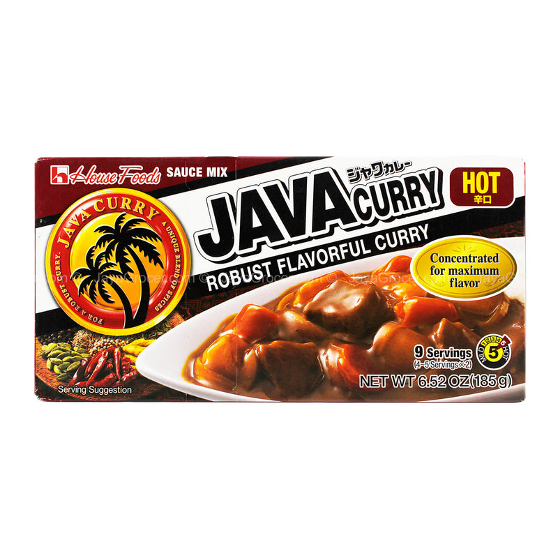 House Foods Java Curry Sauce Mix (Hot) 185g