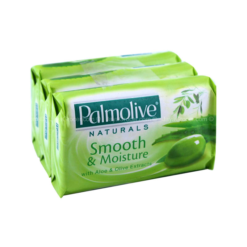 PALMOLIVE SOAP-NAT SMOO&MOIST 3/SX80G *1