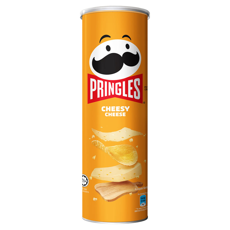 Pringles Cheesy Cheese Potato Crisps 102g