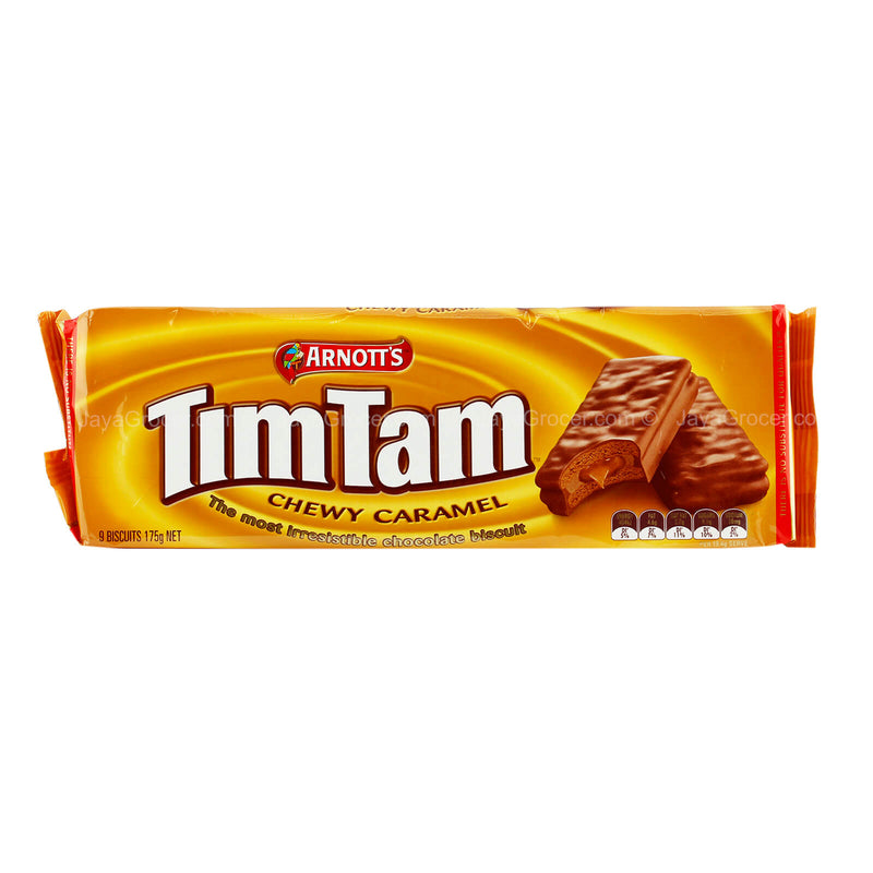 Arnott’s TimTam Chewy Caramel Chocolate Biscuit 175g