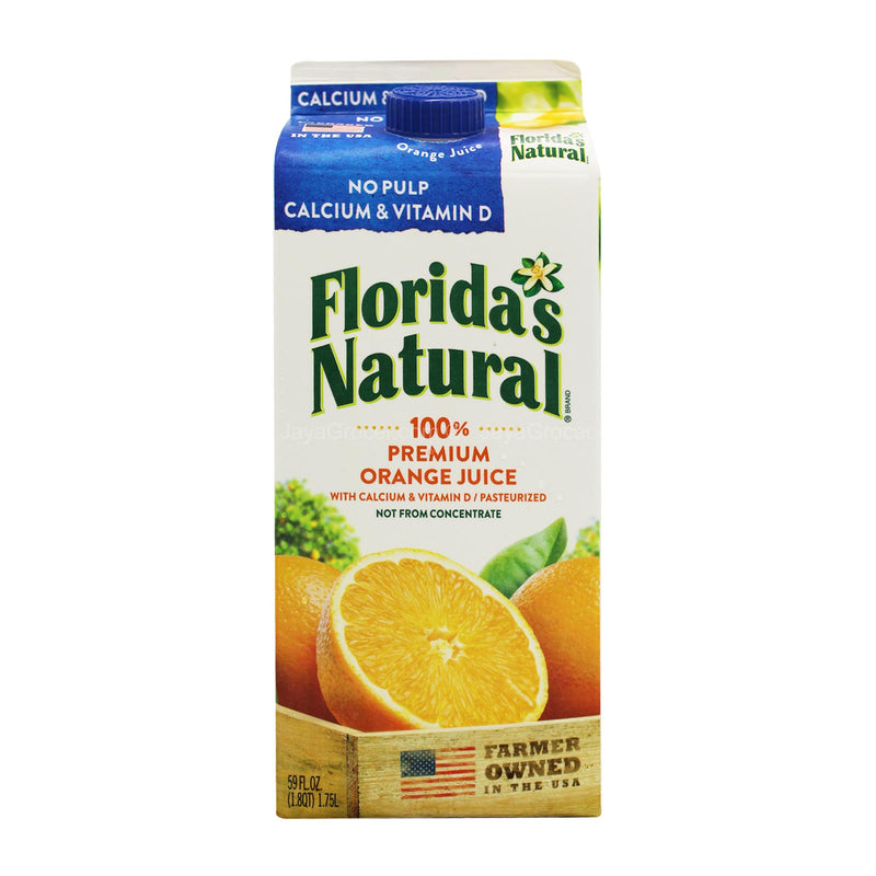 Floridaâ€™s Natural Premium No Pulp Orange Juice with Calcium and Vitamin D 1.5L