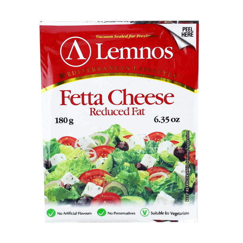Lemnos Feta Reduced Fat Cheese Block 180g