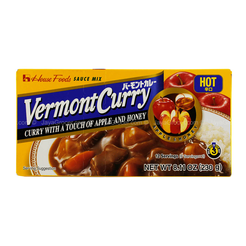 House Vermont Curry Sauce Mix (Hot) 230g