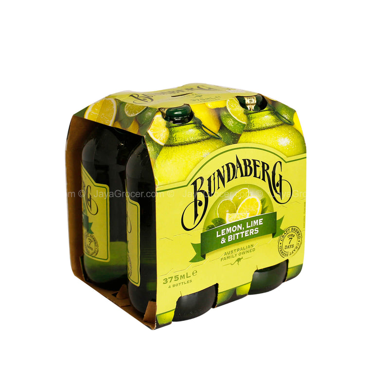Bundaberg Lemon Lime & Bitters Sparkling Flavoured Drink 375ml
