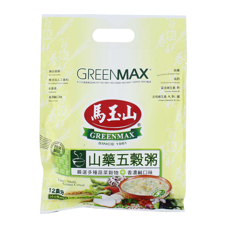 GREENMAX YAM&M/GRAINS CEREAL(12SX35G) *1