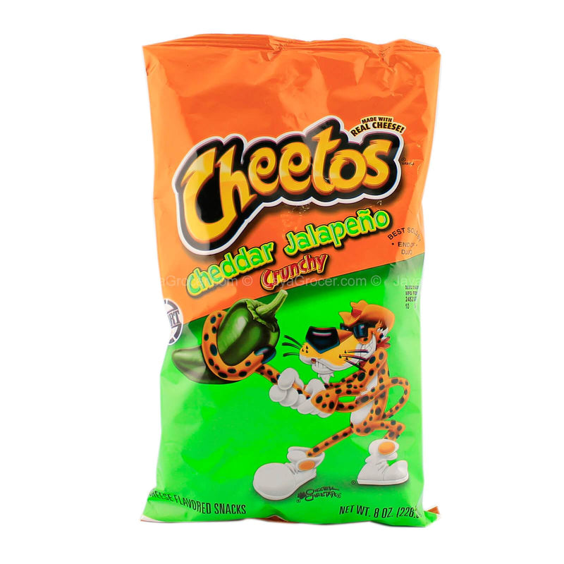 Cheetos Crunchy Cheddar Jalapeno Cheese Snack 226.8g