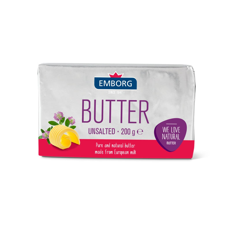 Emborg Unsalted Butter 200g