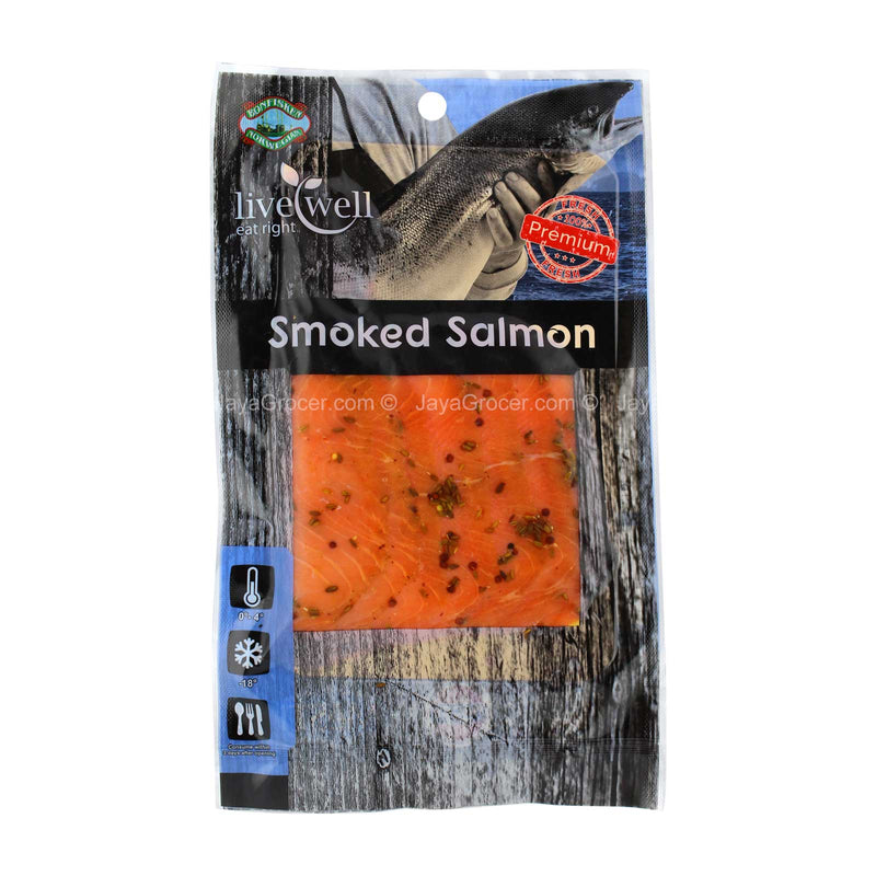 Live Well Smoked Salmon Cumin 100g