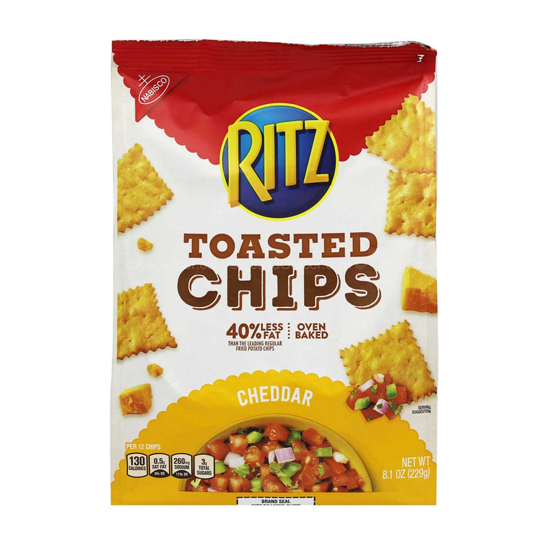 Nabisco Ritz Toasted Chips Cheddar 229g