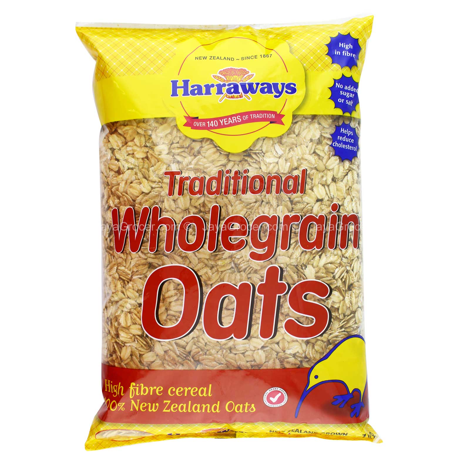 Rolled Oats 1kg EXPORT PACK » Harraways