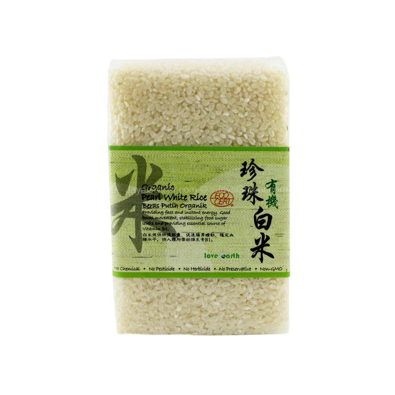 LOVE EARTH ORGN WHITE RICE 1KG *1