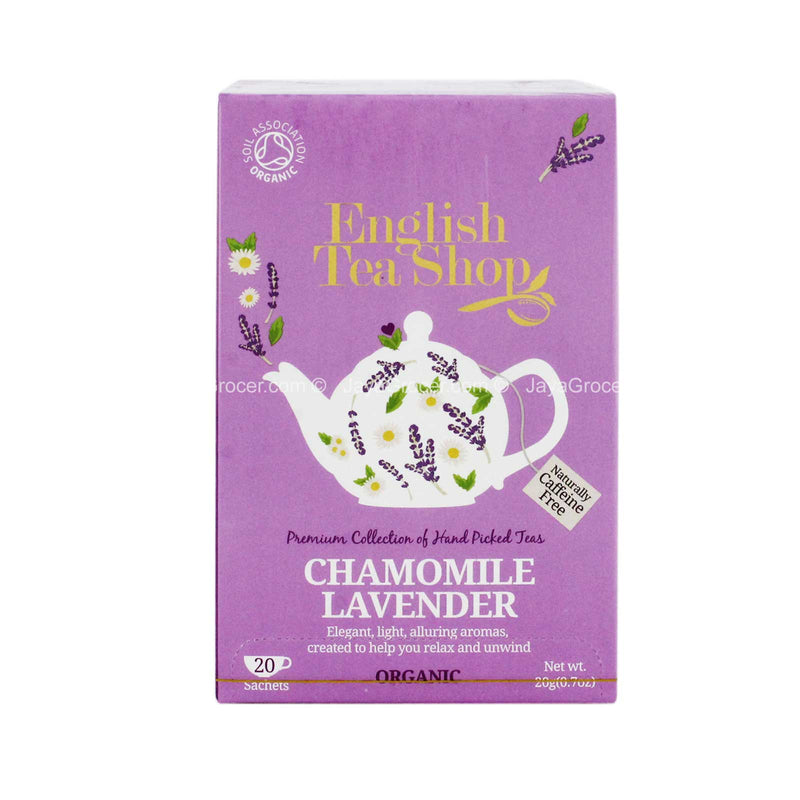 English Tea Shop Chamomile Lavender Teabags 20g x 20