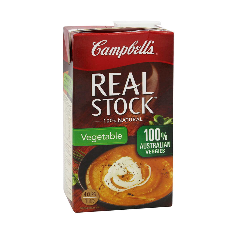 Campbells Real Vegetable Stock 1L