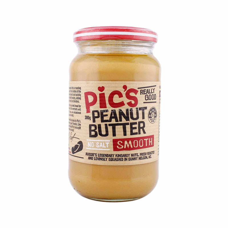 Pic’s Smooth Peanut Butter No Salt 380g