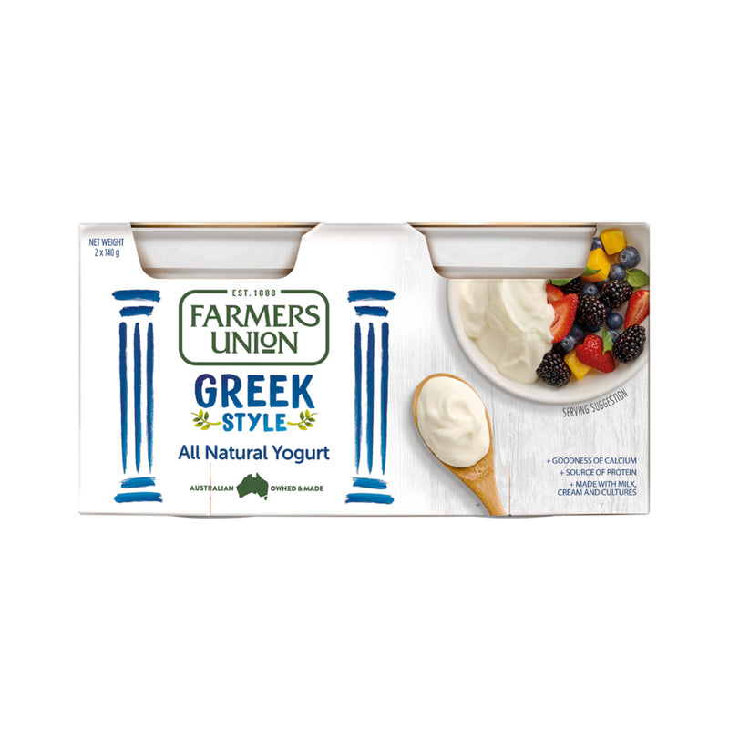 Farmers Union Greek Yogurt 140g x 2